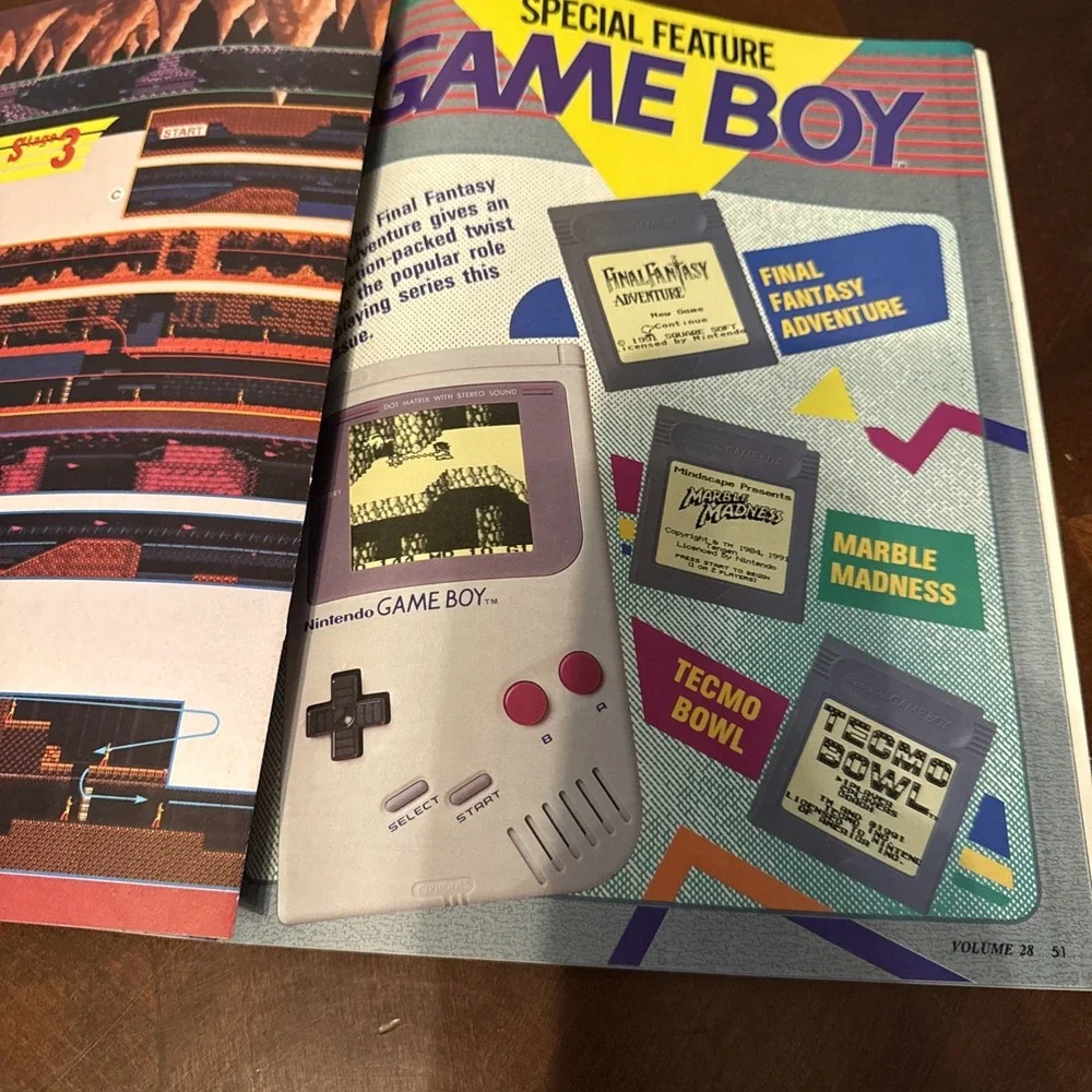 Nintendo Power Magazine Volume 28‎ Super Mario World W/ F-Zero Poster